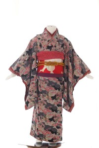 アンティークな七五三着物