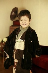 アンティークな七五三着物