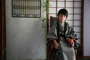 アンティークな七五三着物