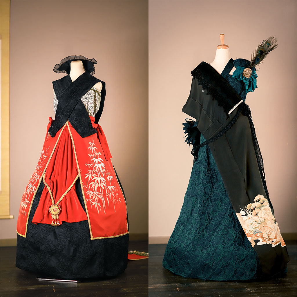 yoshiiデザインによる和ドレス